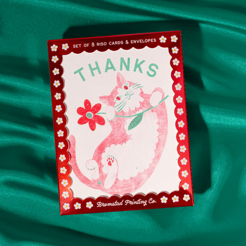Thanks Cat and Flower Box Set