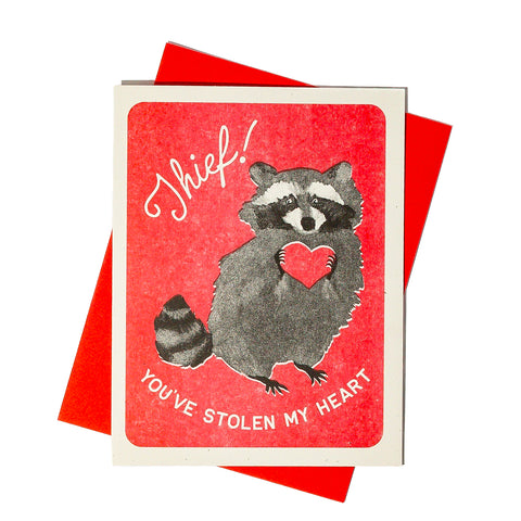 Thief! - Risograph Greeting Card