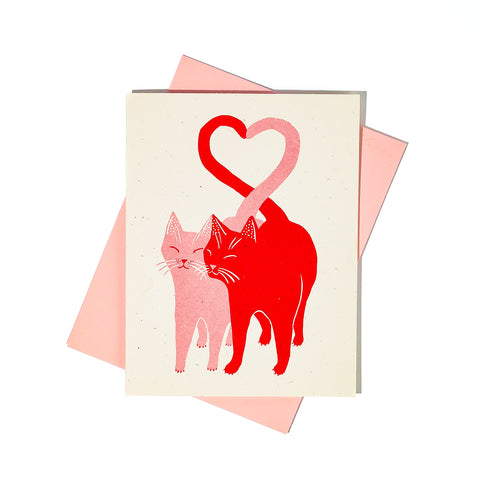 Love Cats Special Edition - Risograph Card