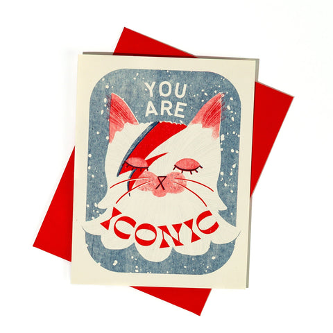 You Are Iconic - Risograph Greeting Card