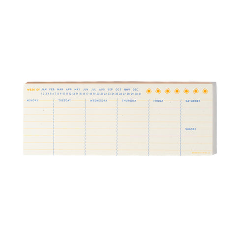 Weekly Planner Notepad