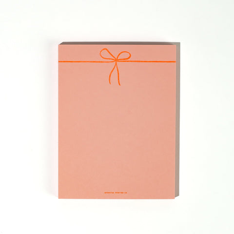 Bow - Risograph Small Notepad