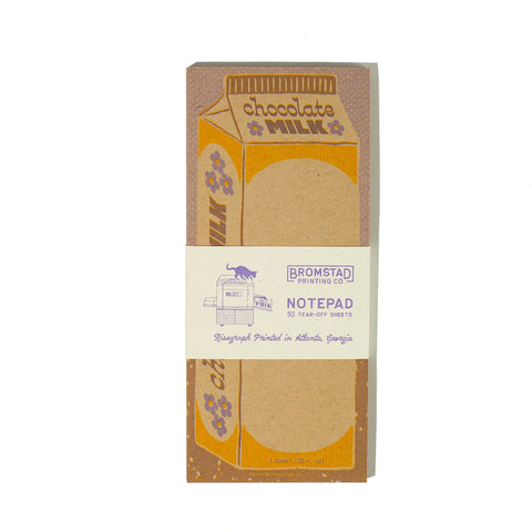 Chocolate Milk - Risograph Notepad
