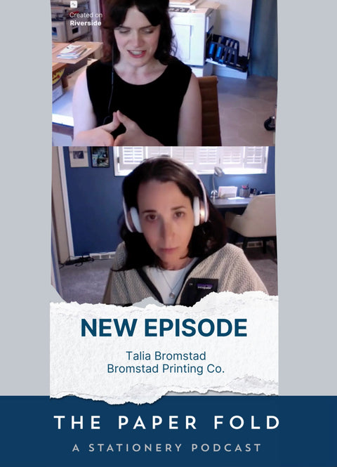 Talia talks with Sarah Schwartz, editior-in-chief of Stationery Trends