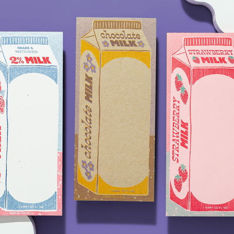 Chocolate Milk - Risograph Notepad