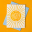 The World Is Brighter With You In It - Risograph Birthday Card