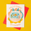 Hello There My Friend - Risograph Greeting Card