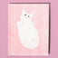 Cat on Glass - Risograph Print