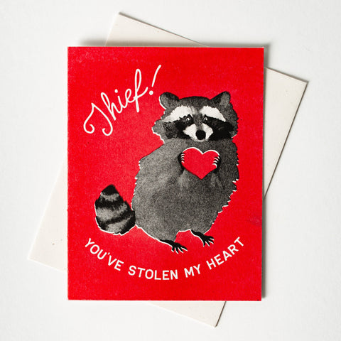 Thief! - Risograph Card