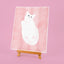Cat on Glass - Risograph Print