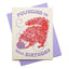 Pouncing On Your Birthday Cat - Risograph Card