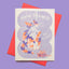 Aww, Thanks! Cat - Risograph Thank You Card