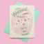 Hopped Right Into My Heart - Risograph Greeting Card