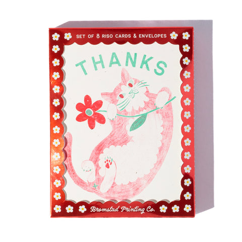 Thanks Cat and Flower Box Set