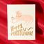 Happy Purrrthday - Risograph Card