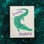 Snappy Birthday Crocodile - Risograph Card