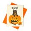 Boo! - Risograph Halloween Card