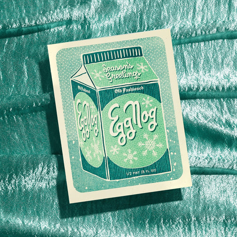 Eggnog - Risograph Holiday Card