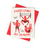 Exercising My Demons - Risograph Card