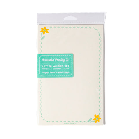 Yellow Flower Letter Writing Set