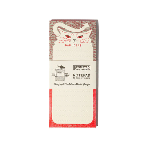 Bad Ideas - Tall Risograph Notepad