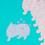 Butterfly Cat - Clear Sticker